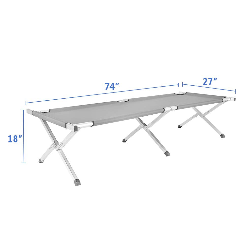 Portable Folding Camping Cot with Carrying Bag S4245