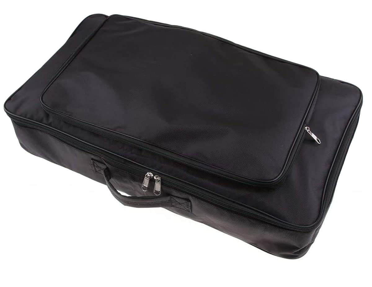 Black Portable Guitar Effects Pedal Board Gig Bag L927