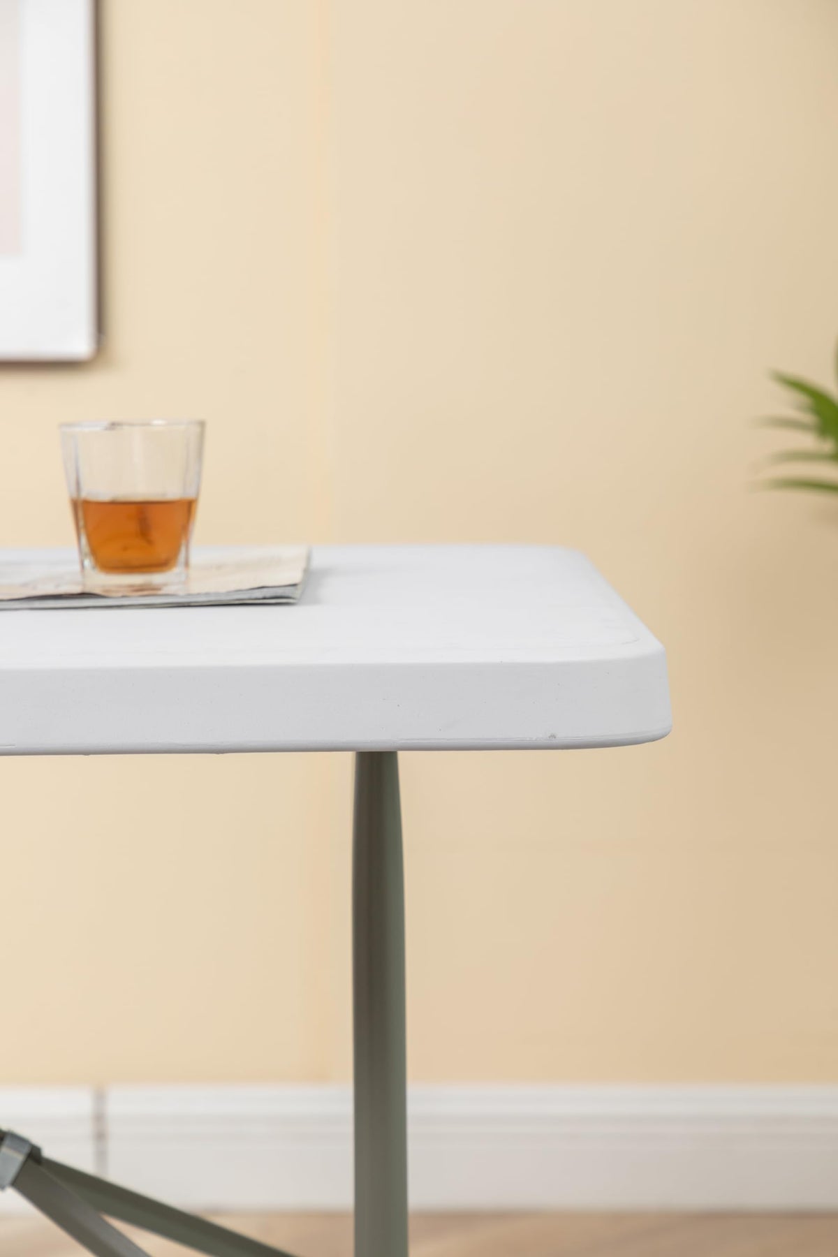 White Plastic Folding Table 6 Ft Heavy Duty Portable T9070