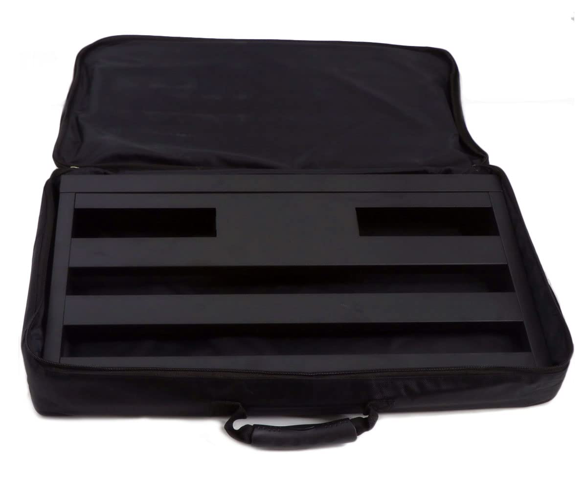 Black Portable Guitar Effects Pedal Board Gig Bag L927