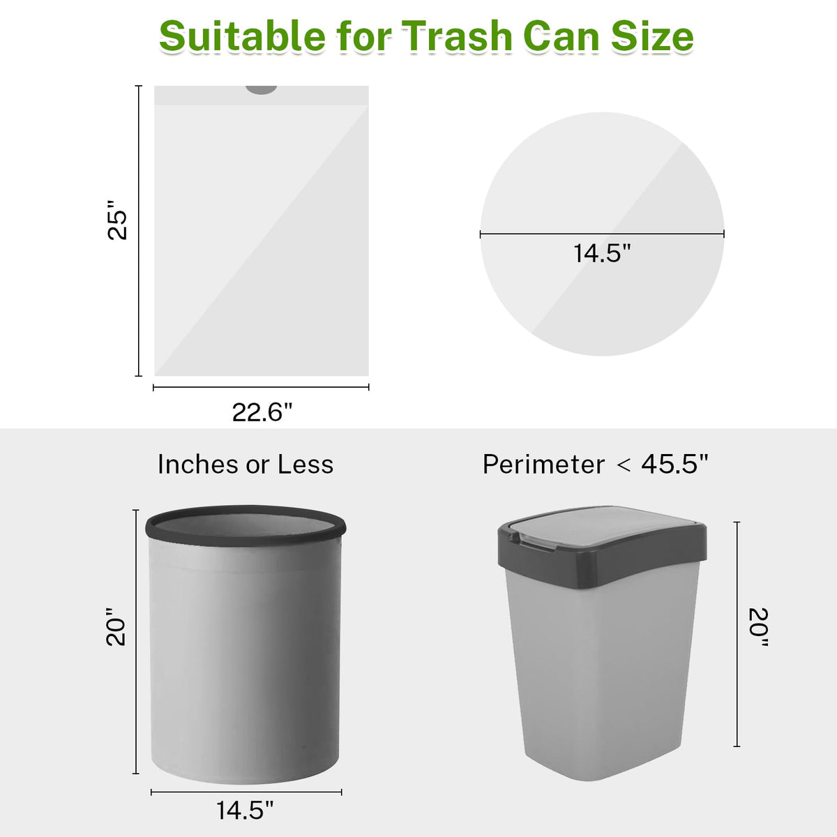 10 Gallon White 1 Mil Drawstring Trash Bags 75 Count P349