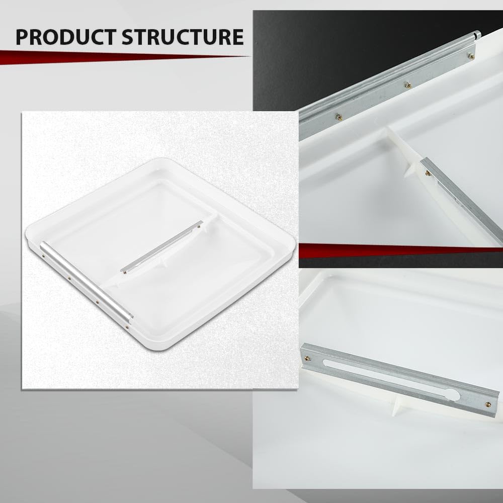 14" x 14" Replacement Roof Vent Cover 3PCS White O915