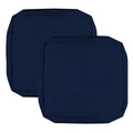 Patio Cushion Covers 16x16x2.5 Navy Blue 2 Packs Z237815
