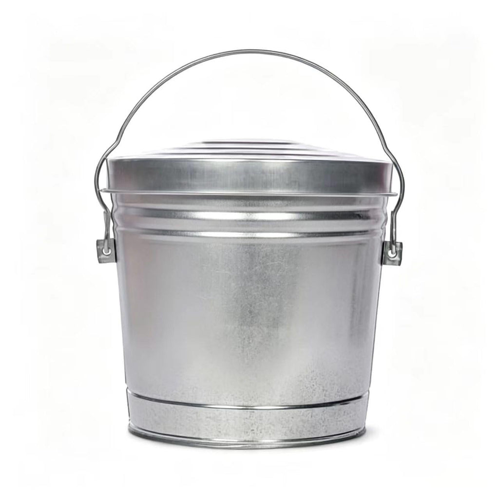 6 Gallon Galvanized Steel Locking Lid Storage Can U493775