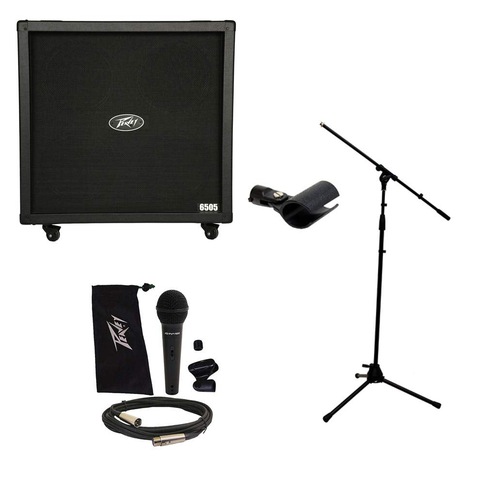 4x12 Guitar Speaker Cabinet with Mic and Stand R57049