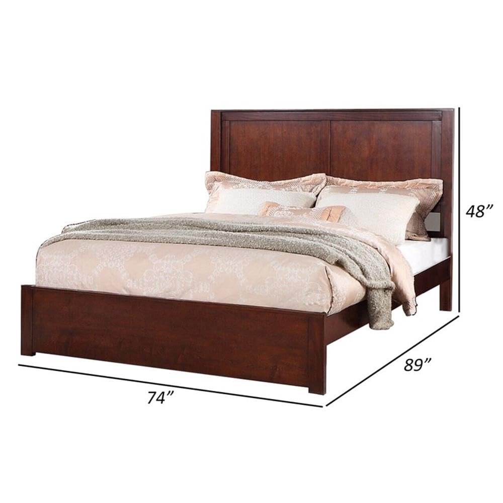 California King Solid Wood Platform Bed with Underbed Storage Z4333