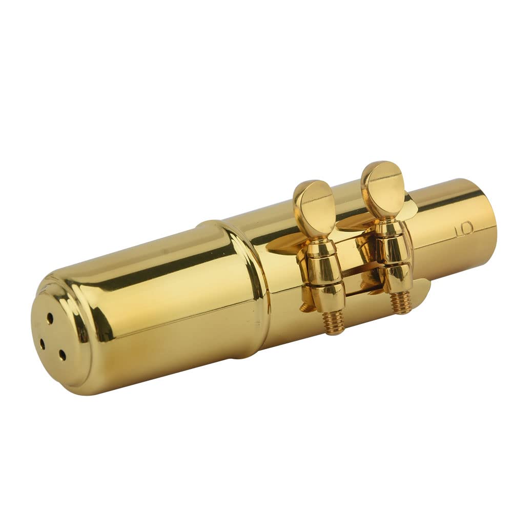 Alto Saxophone Mouthpiece with Cap and Ligature Gold 5C B85351