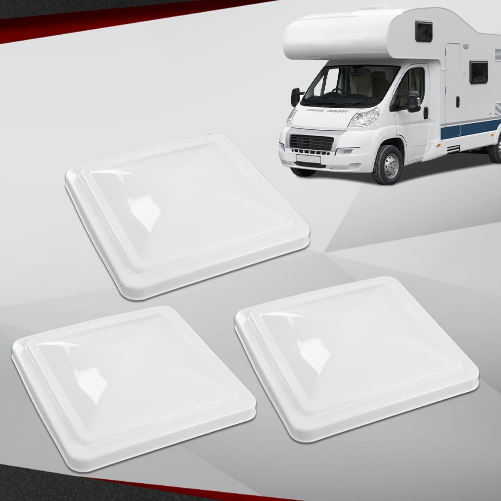 14" x 14" Replacement Roof Vent Cover 3PCS White O915