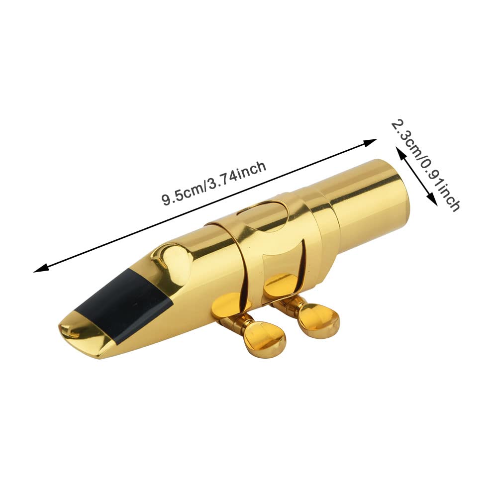 Alto Saxophone Mouthpiece with Cap and Ligature Gold 5C B85351