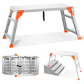 Adjustable Aluminum Folding Work Platform 330 lbs Capacity S4890