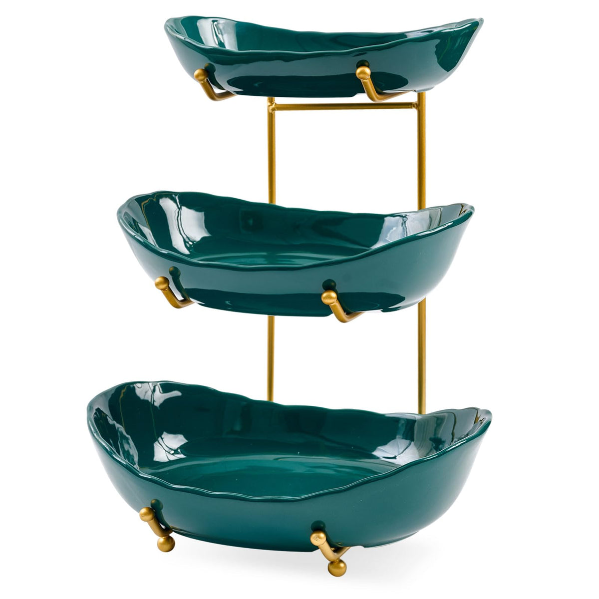 Ceramic 3 Tier Fruit Bowl A6367