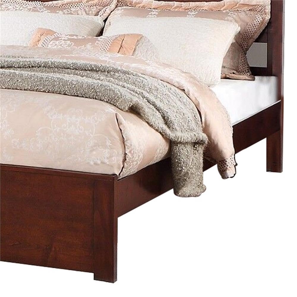 California King Solid Wood Platform Bed with Underbed Storage Z4333