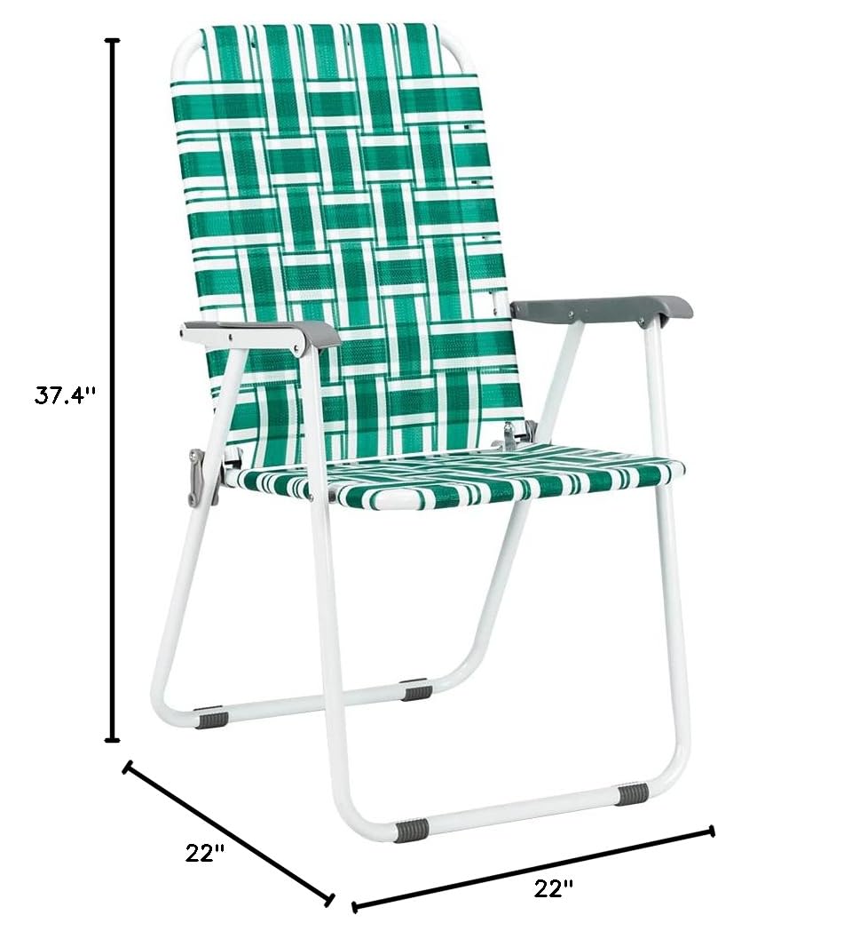 Folding Webbed Lawn Chairs Y492