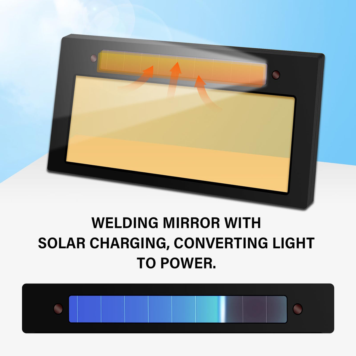 Adjustable Auto Darkening Welding Lens 2x4 1/4 H7992