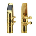 Alto Saxophone Mouthpiece with Cap and Ligature Gold 5C B85351