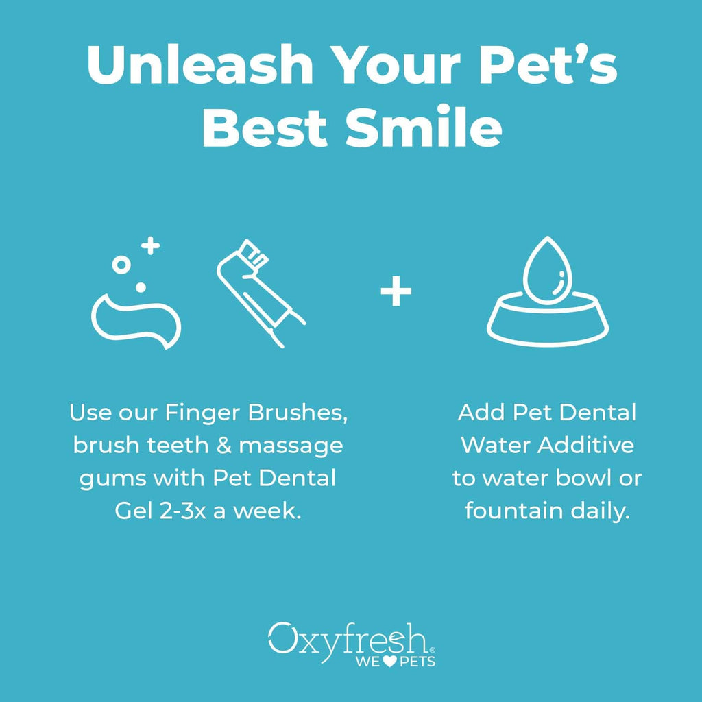 Pet Dental Kit 4oz Toothpaste + 16oz Water Additive M7063