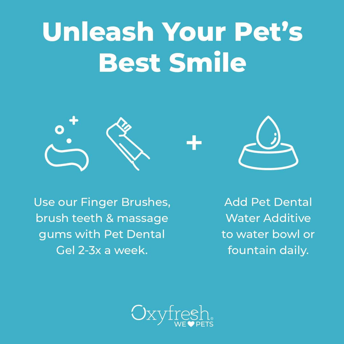Pet Dental Kit 4oz Toothpaste + 16oz Water Additive M7063