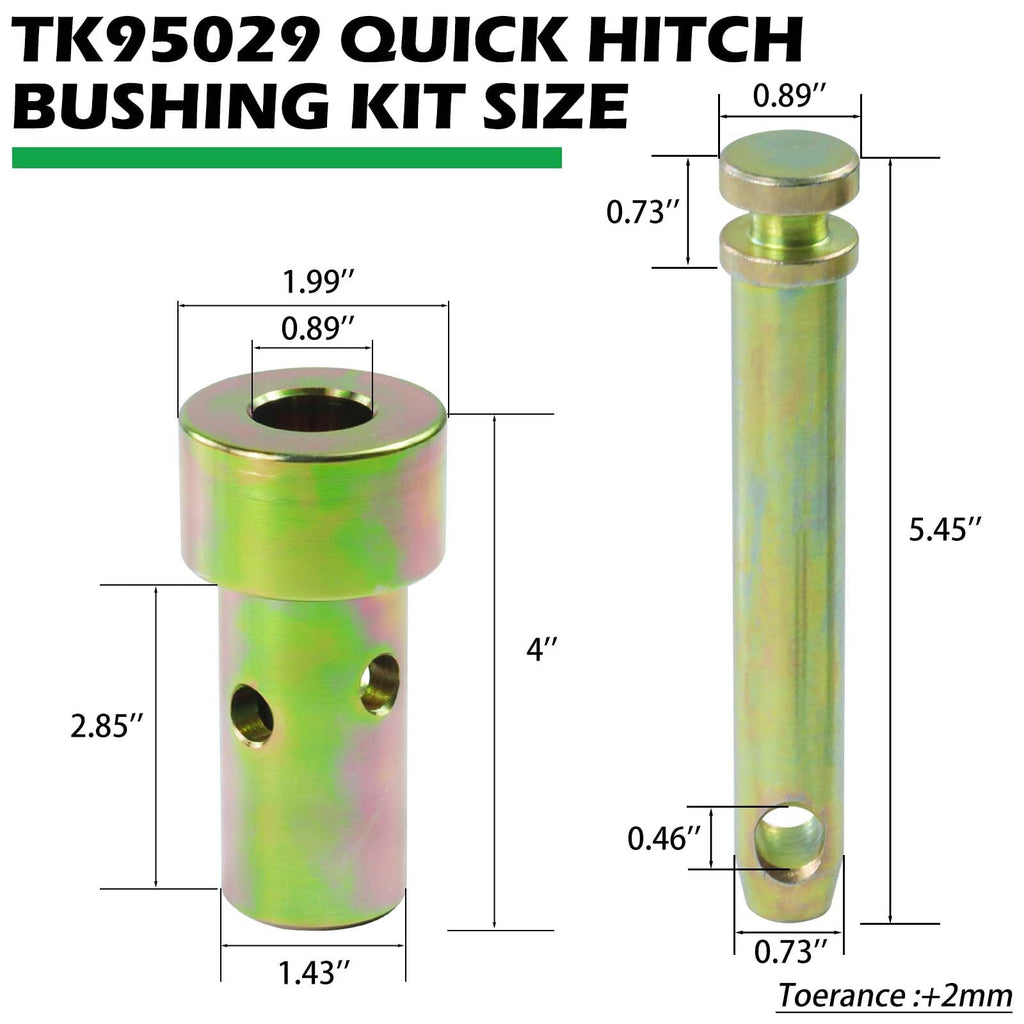 1 Quick Hitch Bushings I36687
