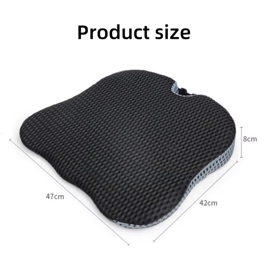 Grey Memory Foam Car Seat Booster Cushion N970094