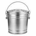 6-Gallon Galvanized Steel Storage Can with Lid M142