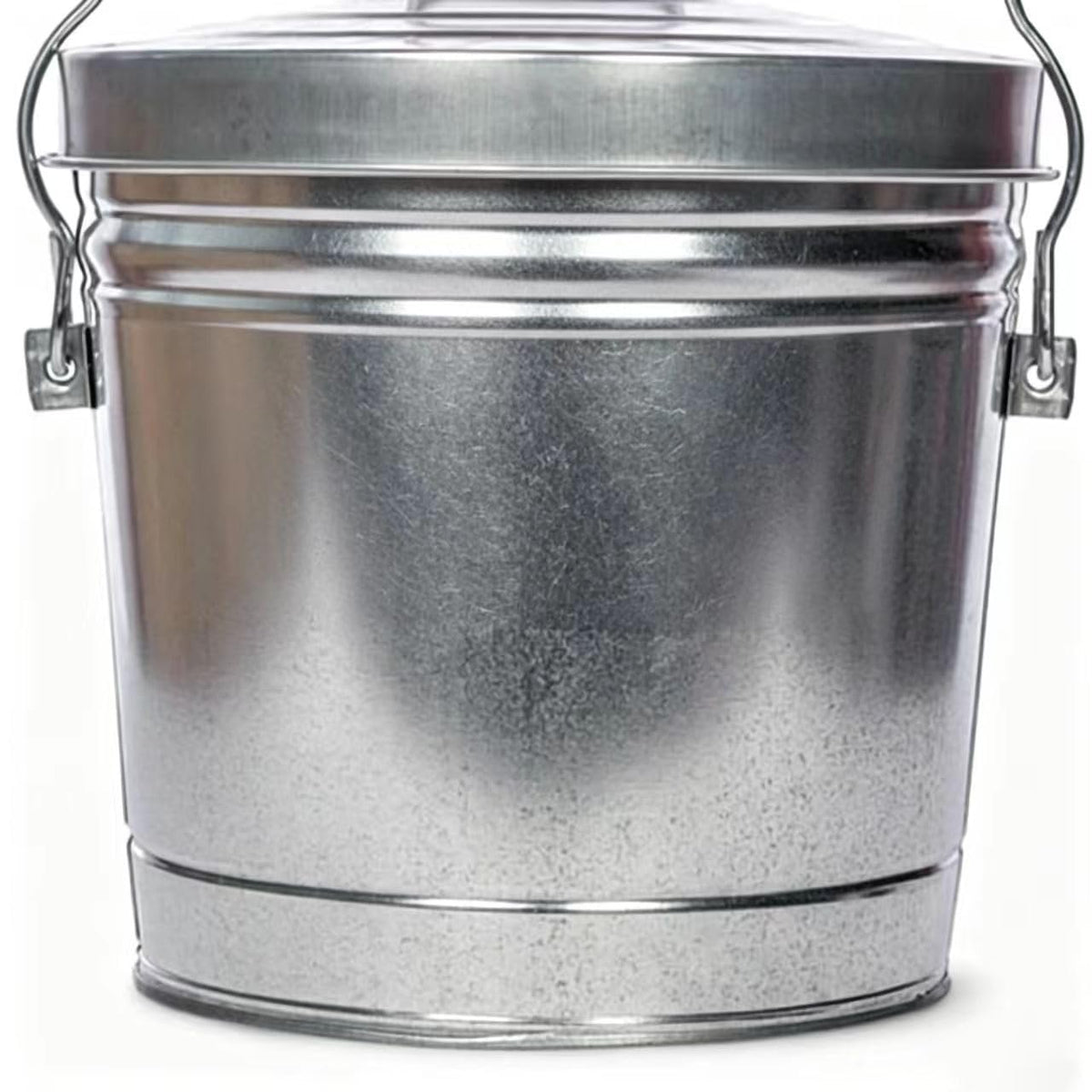 6 Gallon Galvanized Steel Locking Lid Storage Can U493775