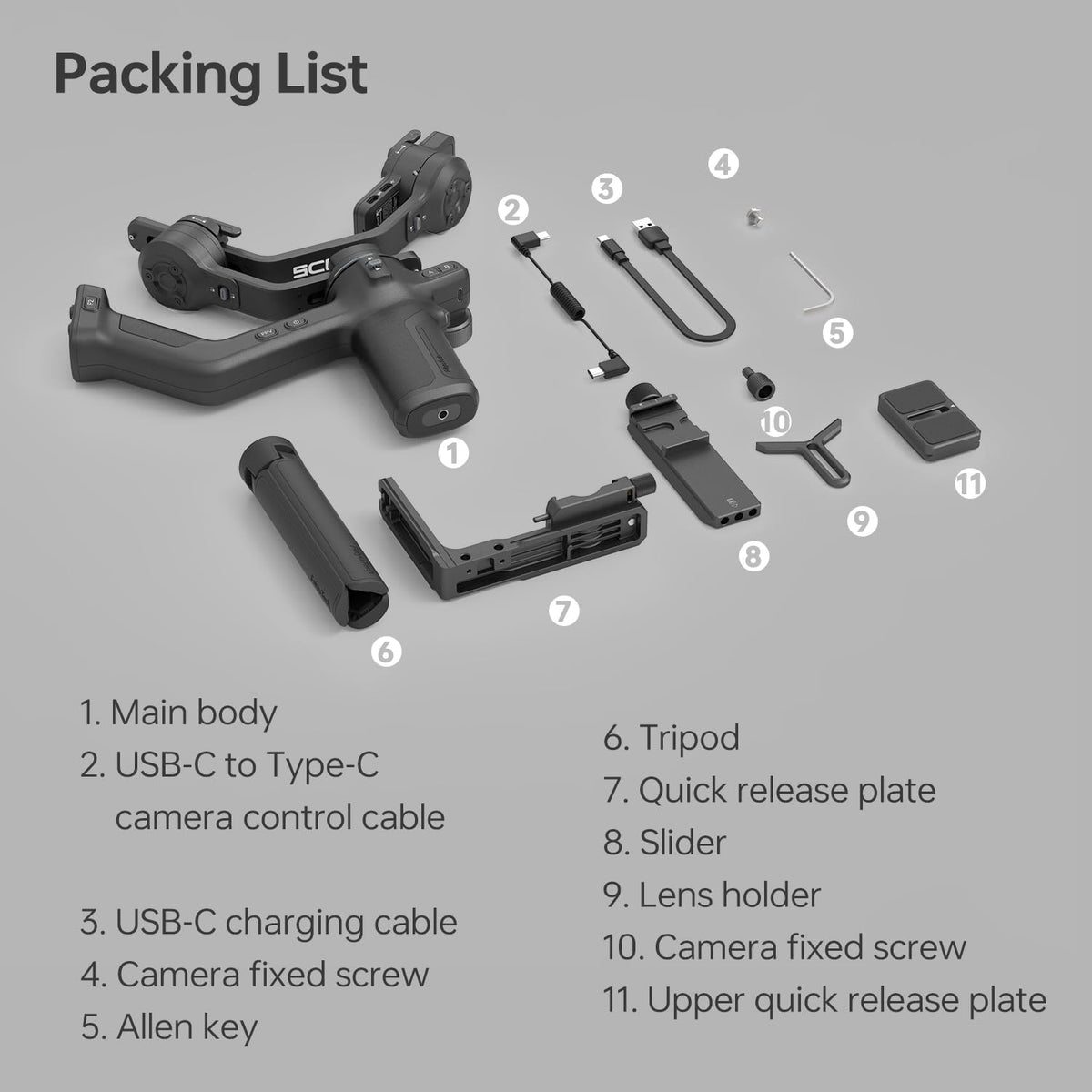Camera Gimbal Stabilizer S746