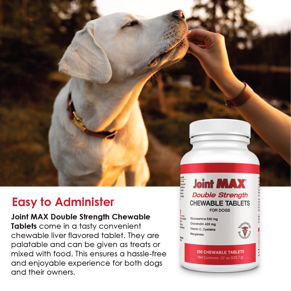 Double Strength Chewable Tablets for Dogs, 250 Tablets E1930