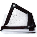 Heavy Duty Waterproof Clear 3x3ft Poly Tarp with Grommets O529