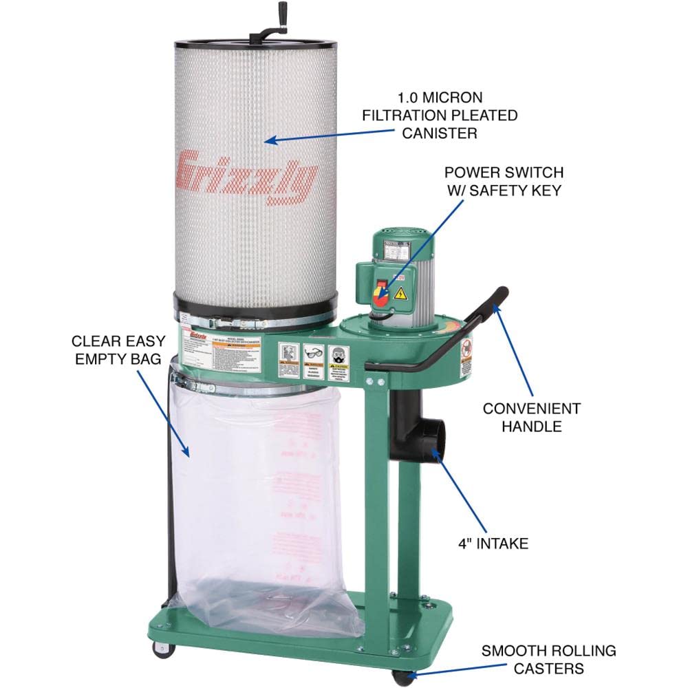 1 HP Canister Dust Collector V743588