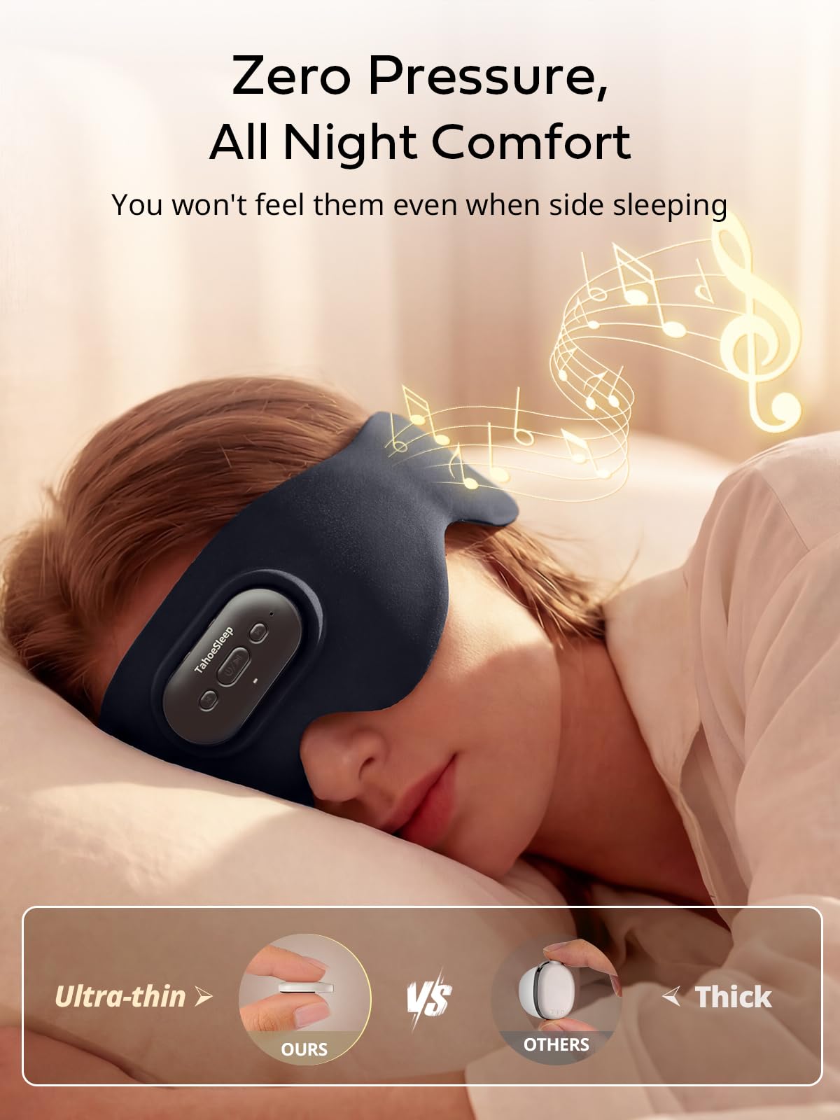 Ultra-Thin Adjustable Sleep Mask with Bluetooth 5.4 L64337