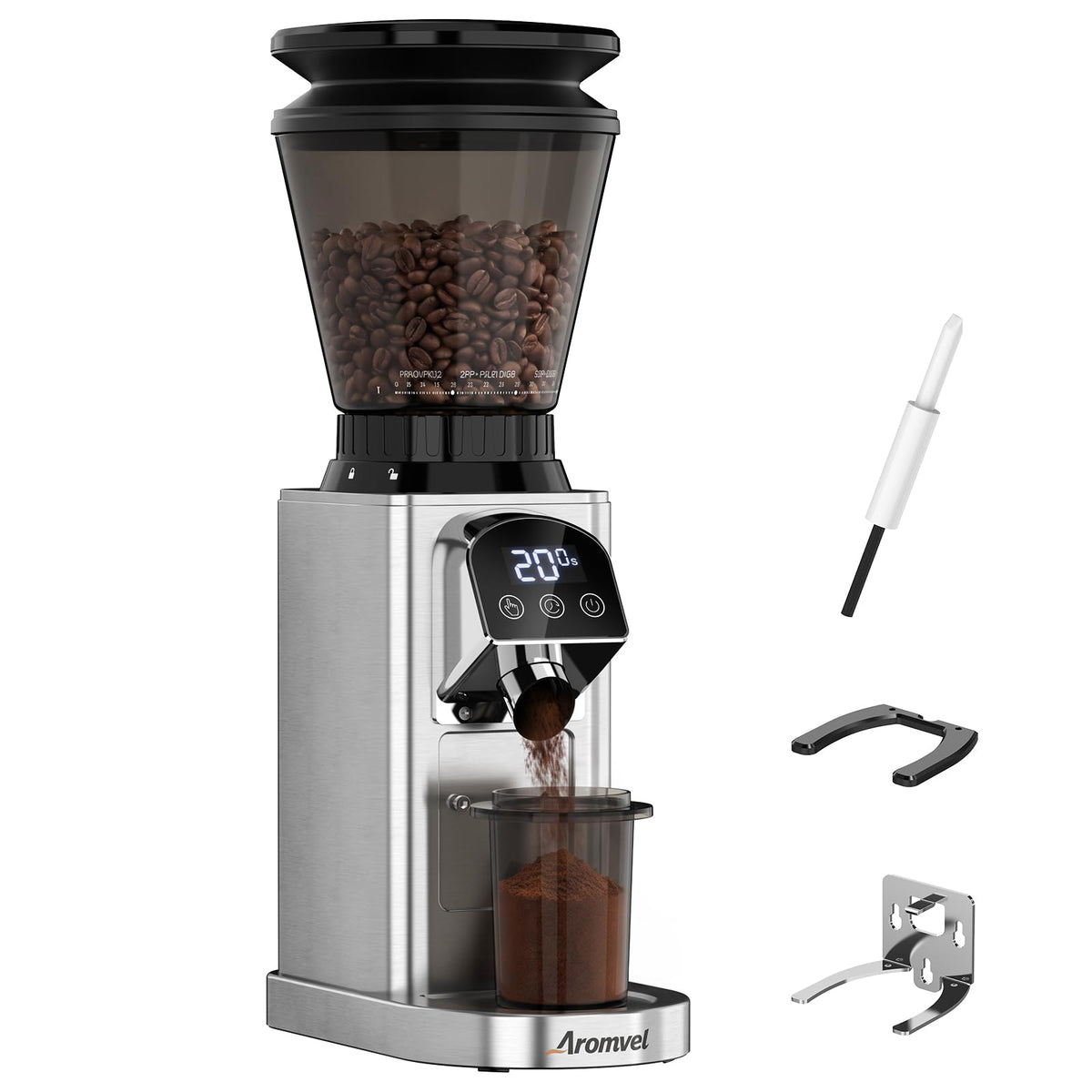 Conical Burr Coffee Grinder with 48 Settings O68258