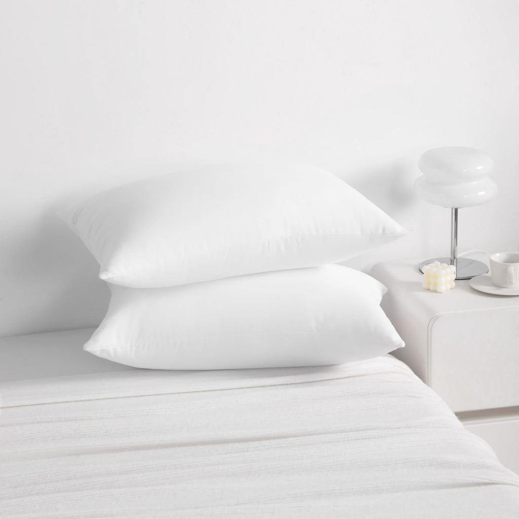 King Down Alternative Bed Pillows Set of 2 White O45857