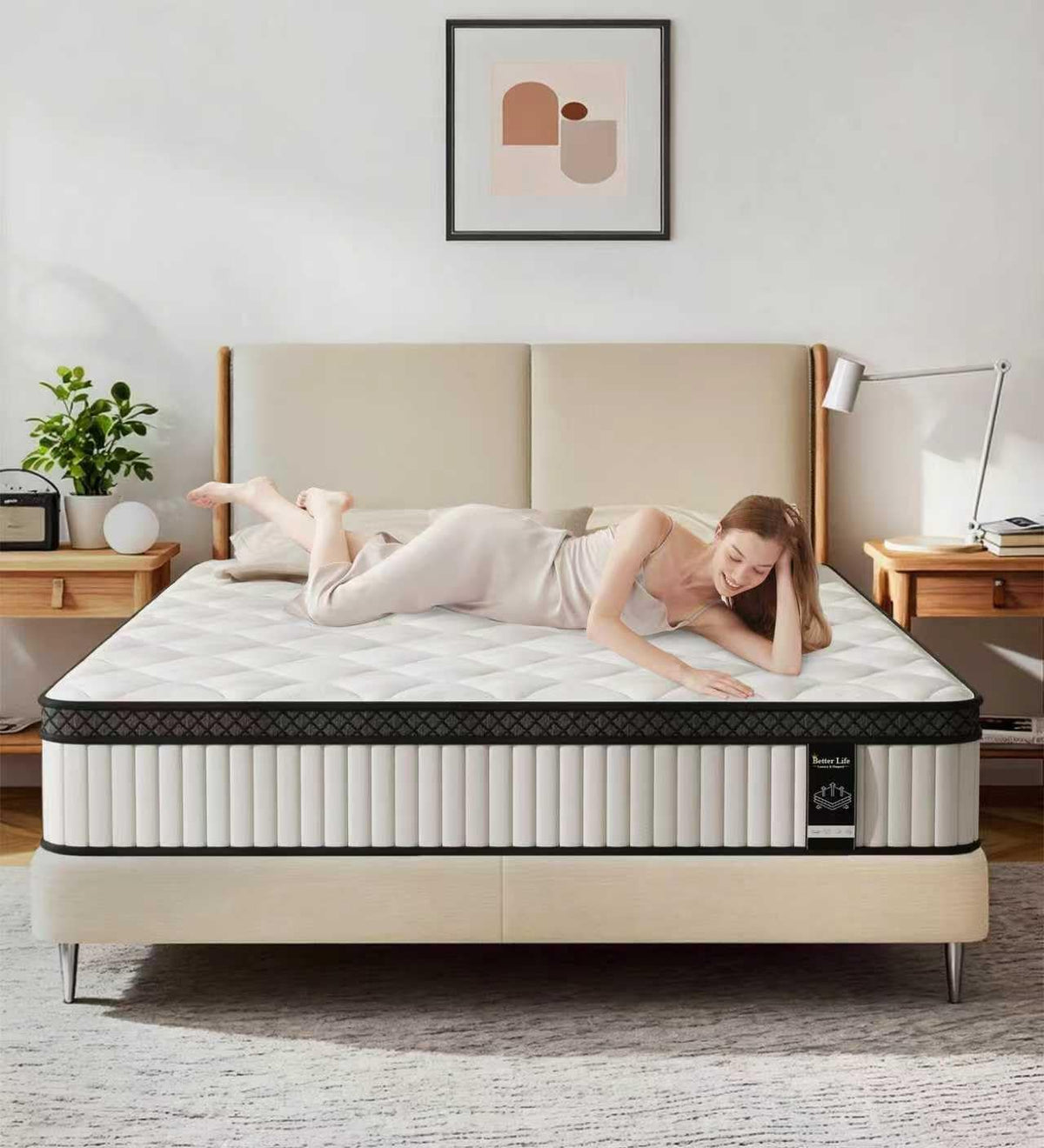12 Inch Full Size Hybrid Mattress in a Box L338758