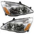 Headlight Set Left Right Clear Lens A63188