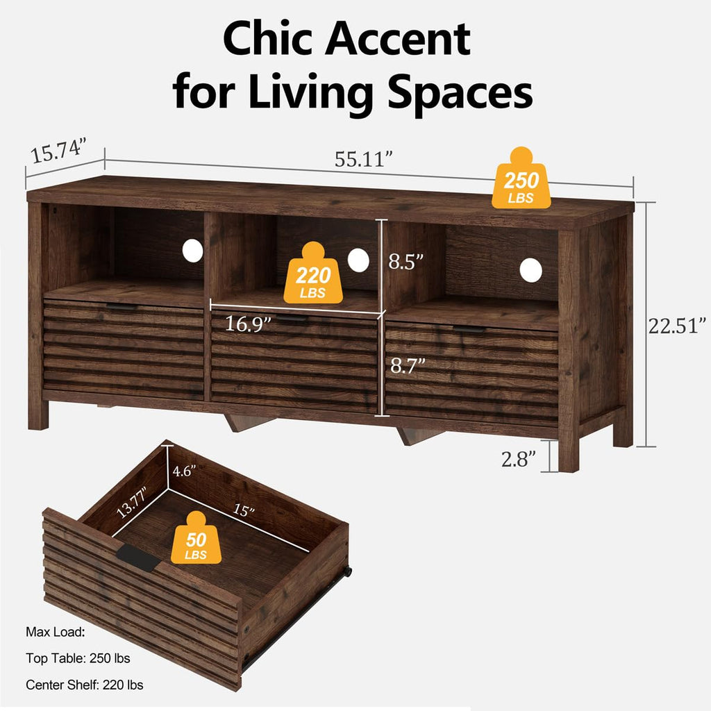 Oak TV Stand Q8382
