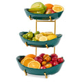 Ceramic 3 Tier Fruit Bowl A6367