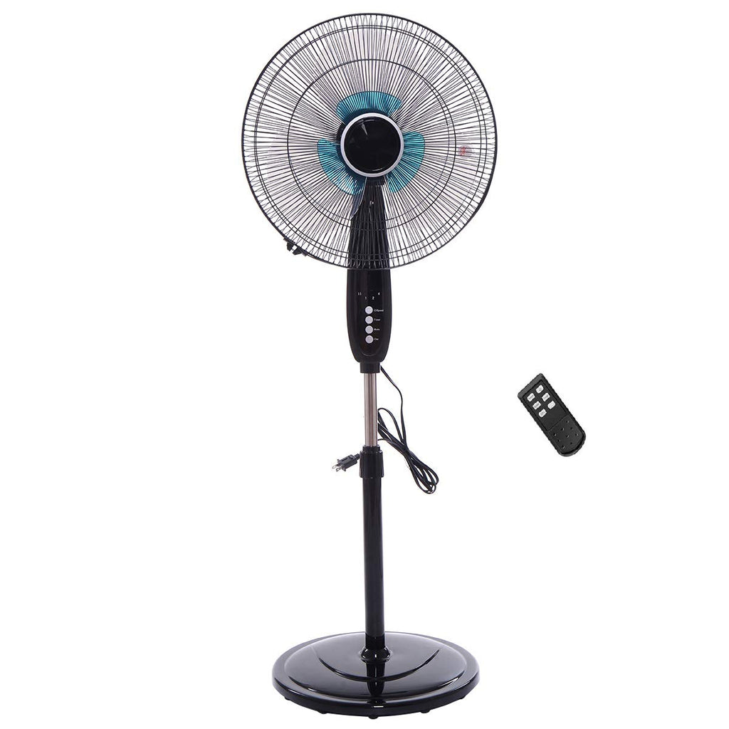 16" Oscillating Pedestal Fan with Remote Control H541889