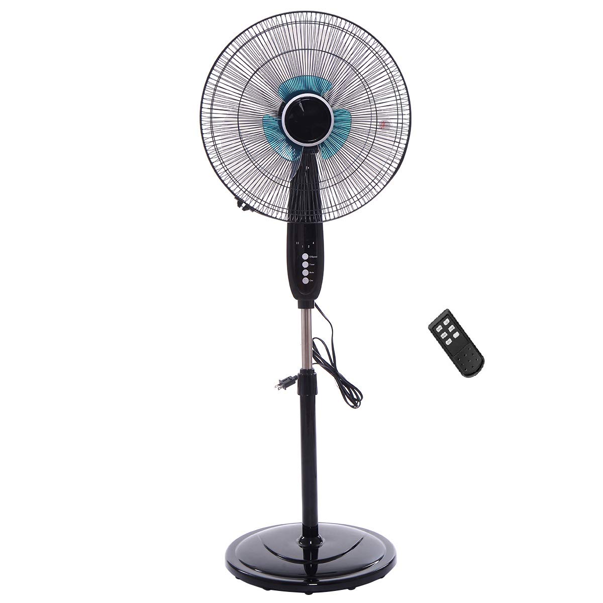 16" Oscillating Pedestal Fan with Remote Control H541889