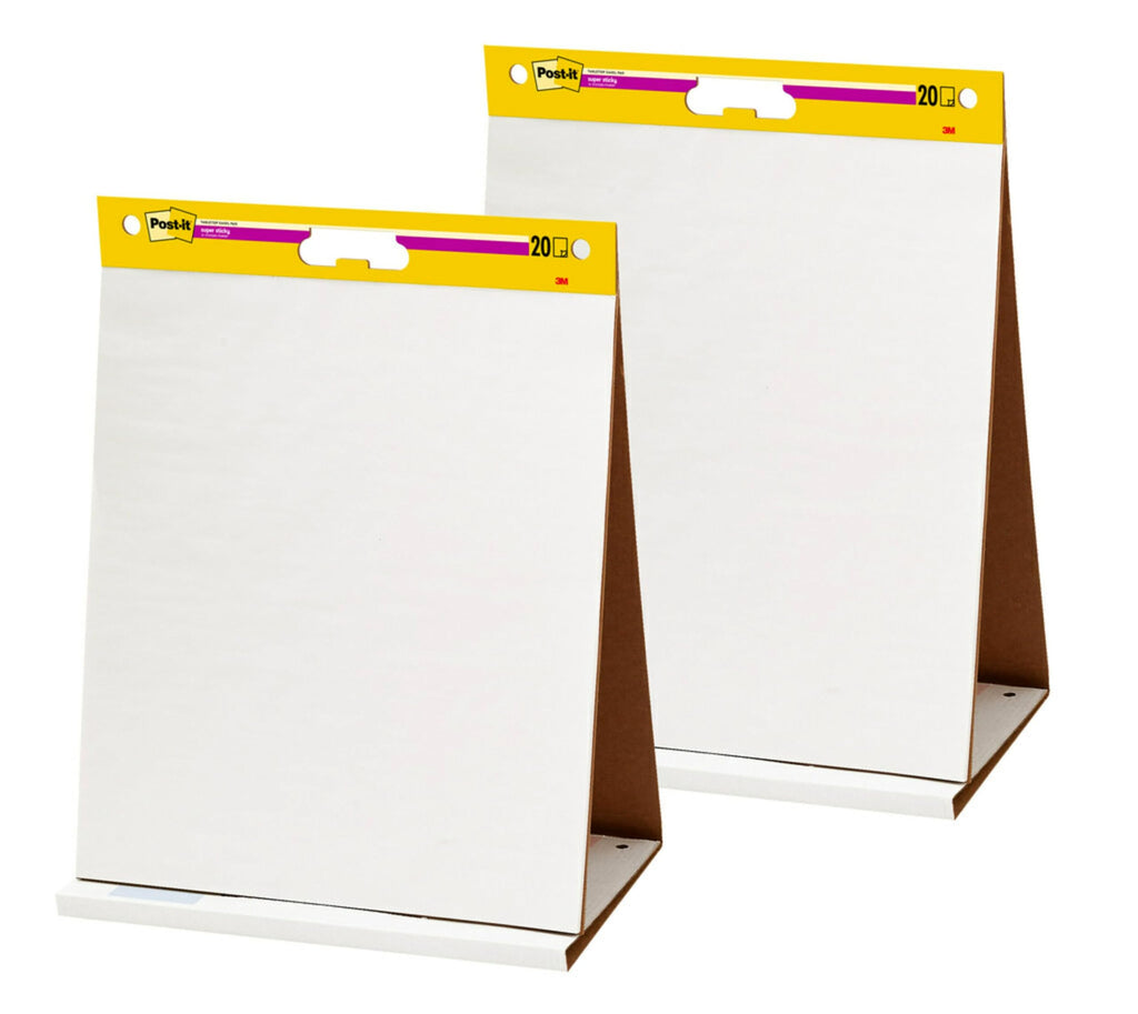 Portable Tabletop Easel Pad 20x23 Inches 20 Sheets 2 Pads Z3886
