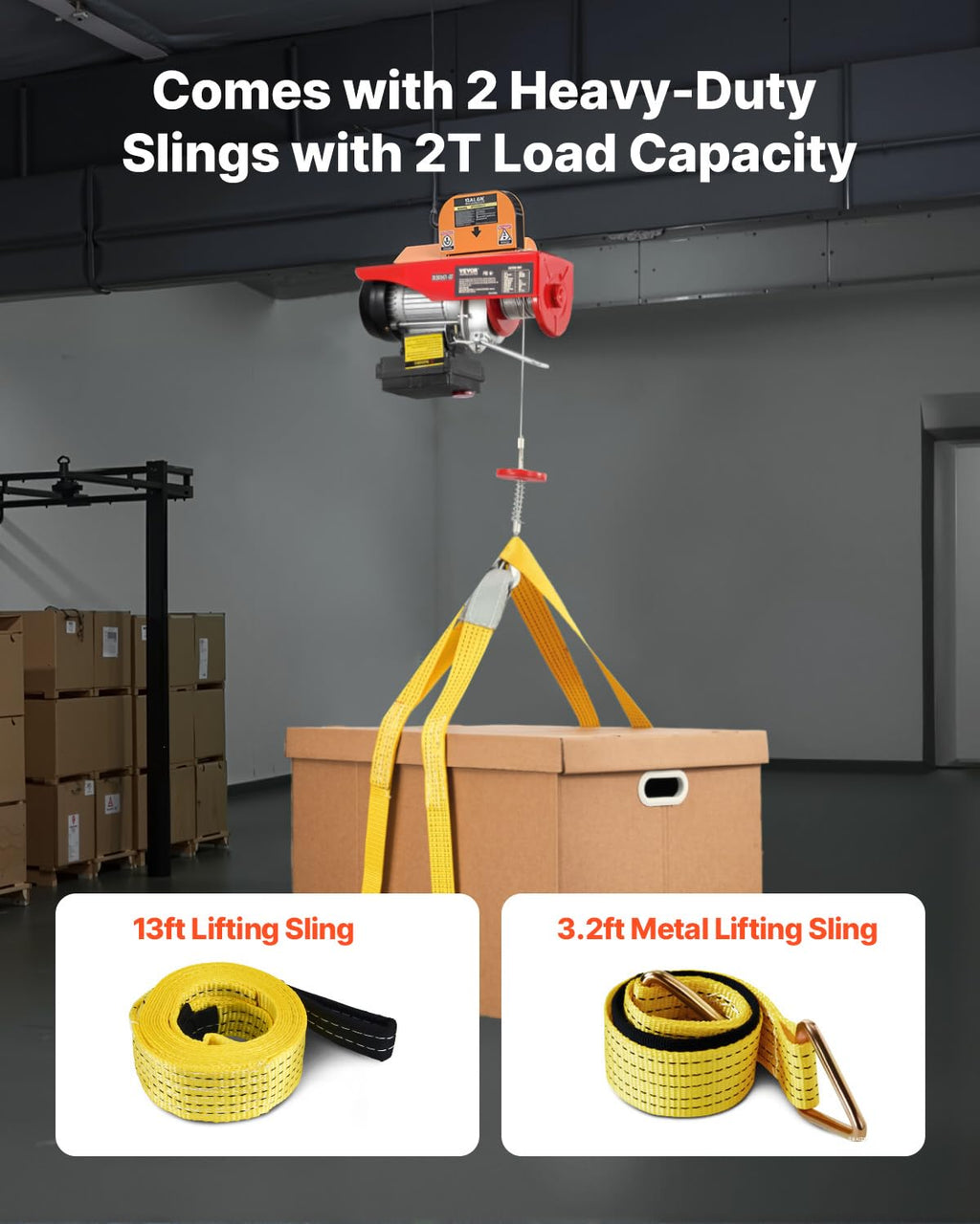 110v 440lbs Electric Hoist with Wireless Remote Control P103