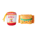 Plush Dog Toy Set with Treat Pockets, 2 Piece Set B640352