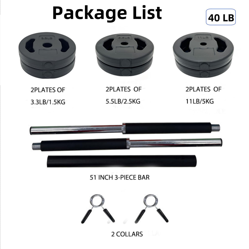 Adjustable Barbell Weight Set D5560