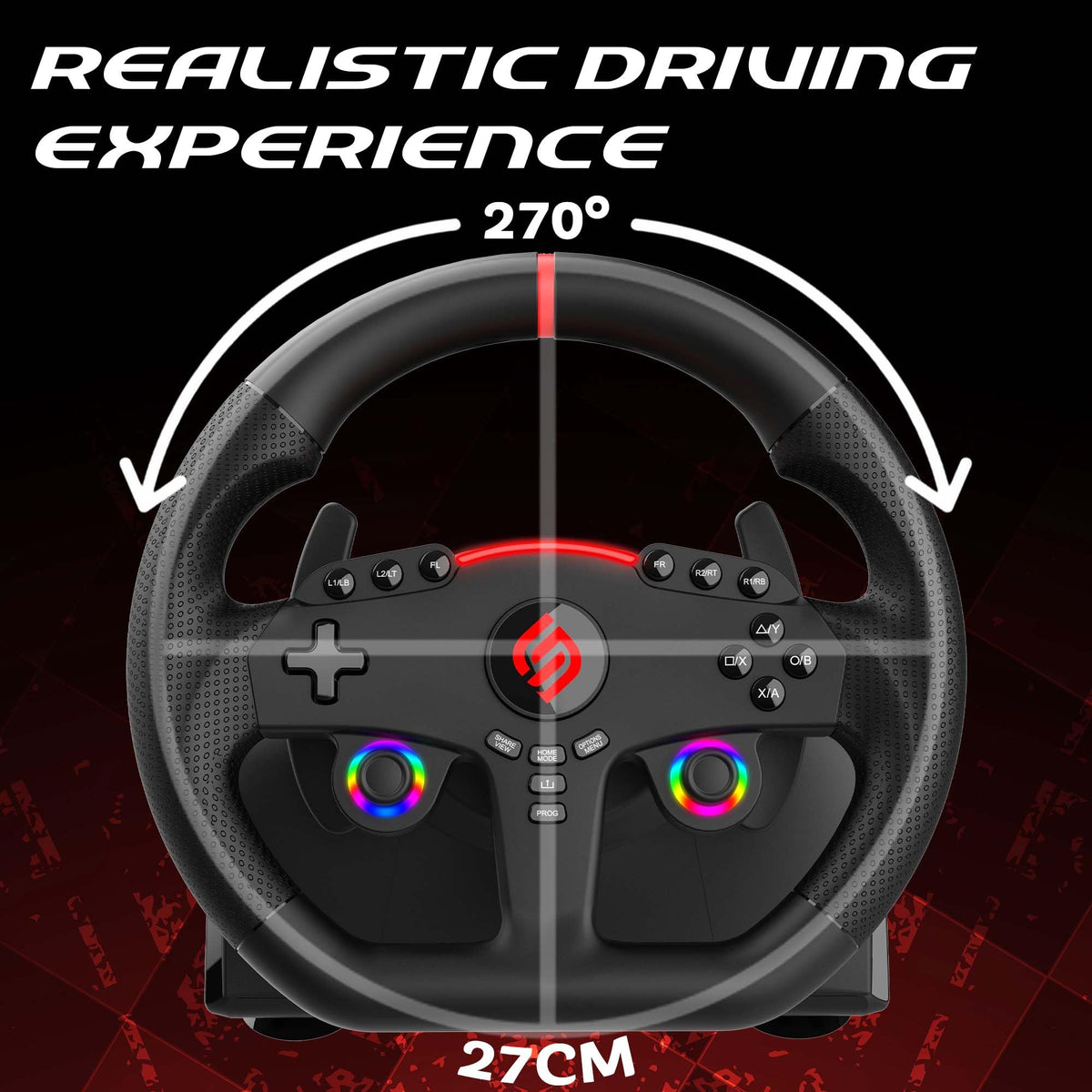 Racing Gaming Steering Wheel M42851