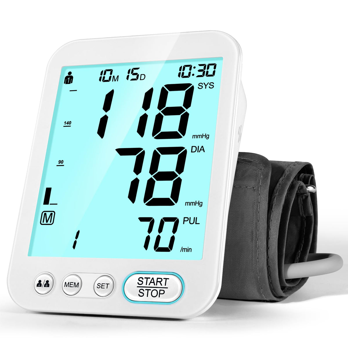 Blood Pressure Monitor Upper Arm with Storage Bag F2031