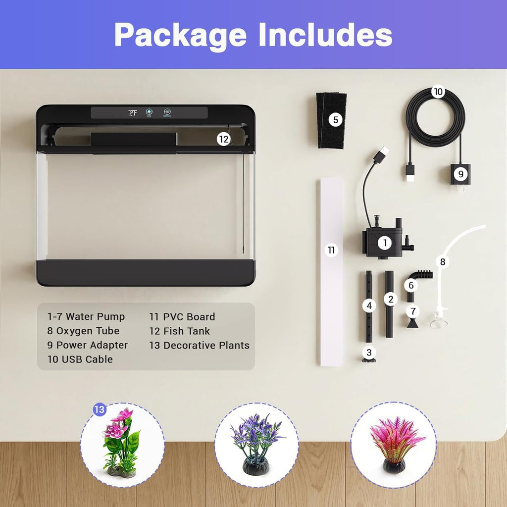 3 Gallon Fish Tank Starter Kit S524964