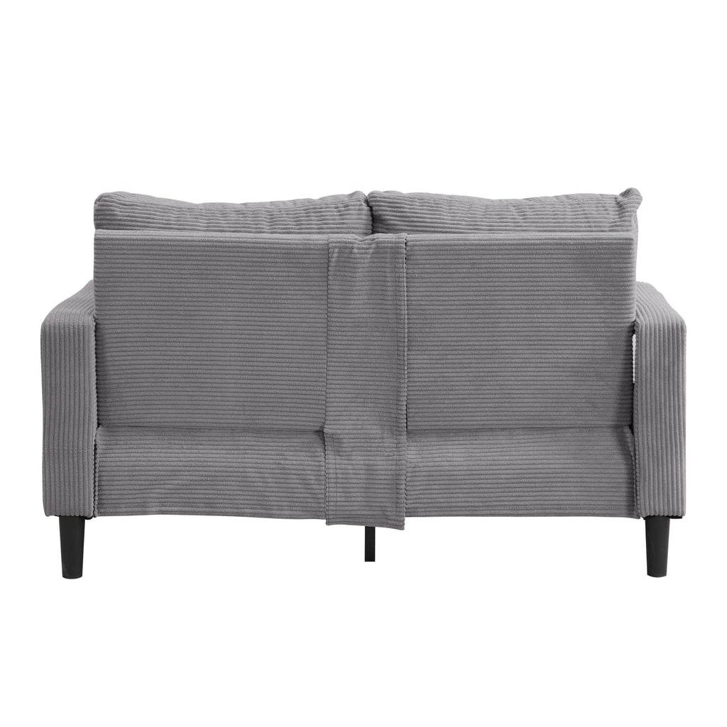 Light Gray 2 Seat Loveseat Sofa I22181
