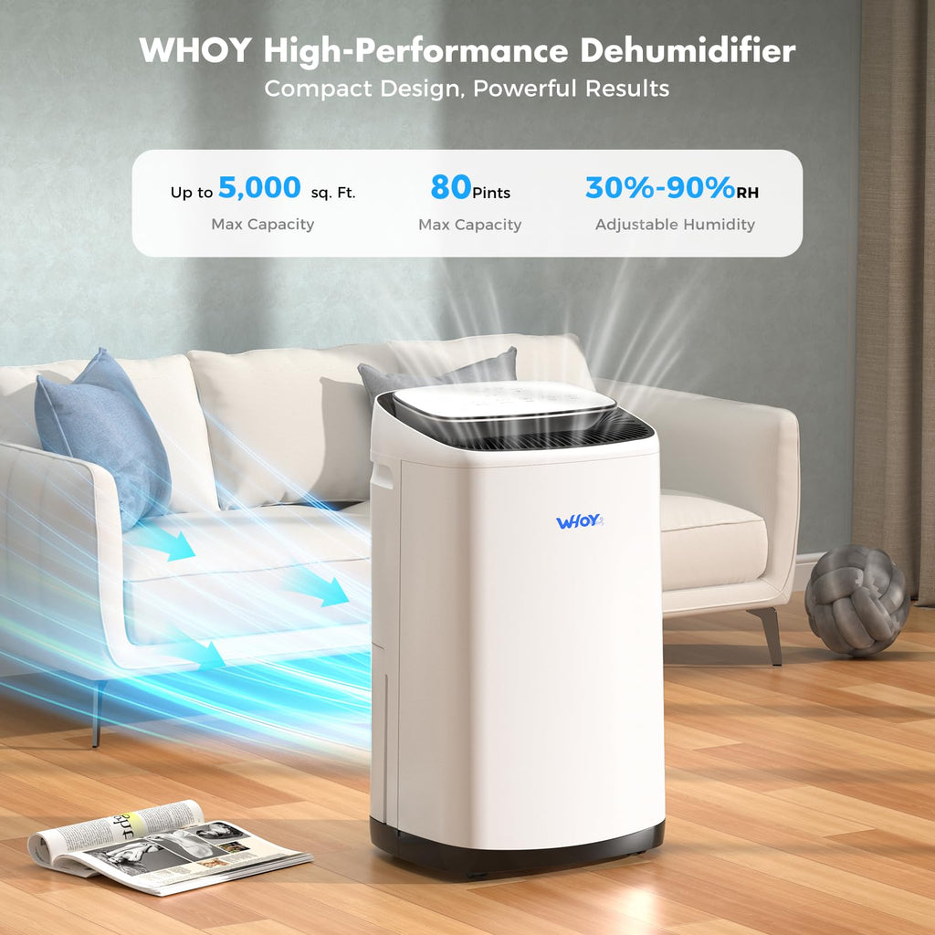 80 Pint Dehumidifier with Drain Hose Z238