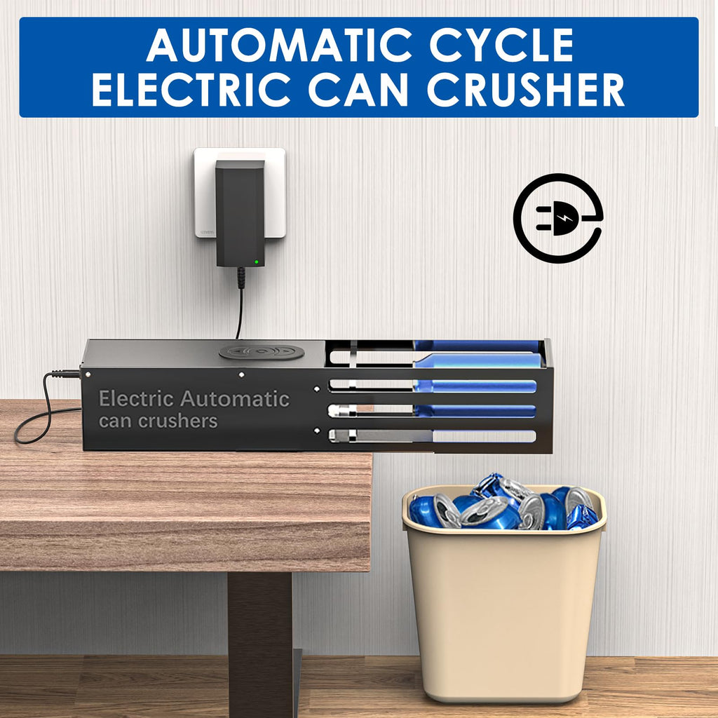 Automatic Electric Can Crusher for 8oz 12oz 16oz Cans A414
