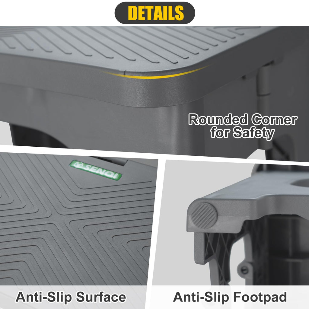 Folding 2-Step Non-Slip Step Stool H2460