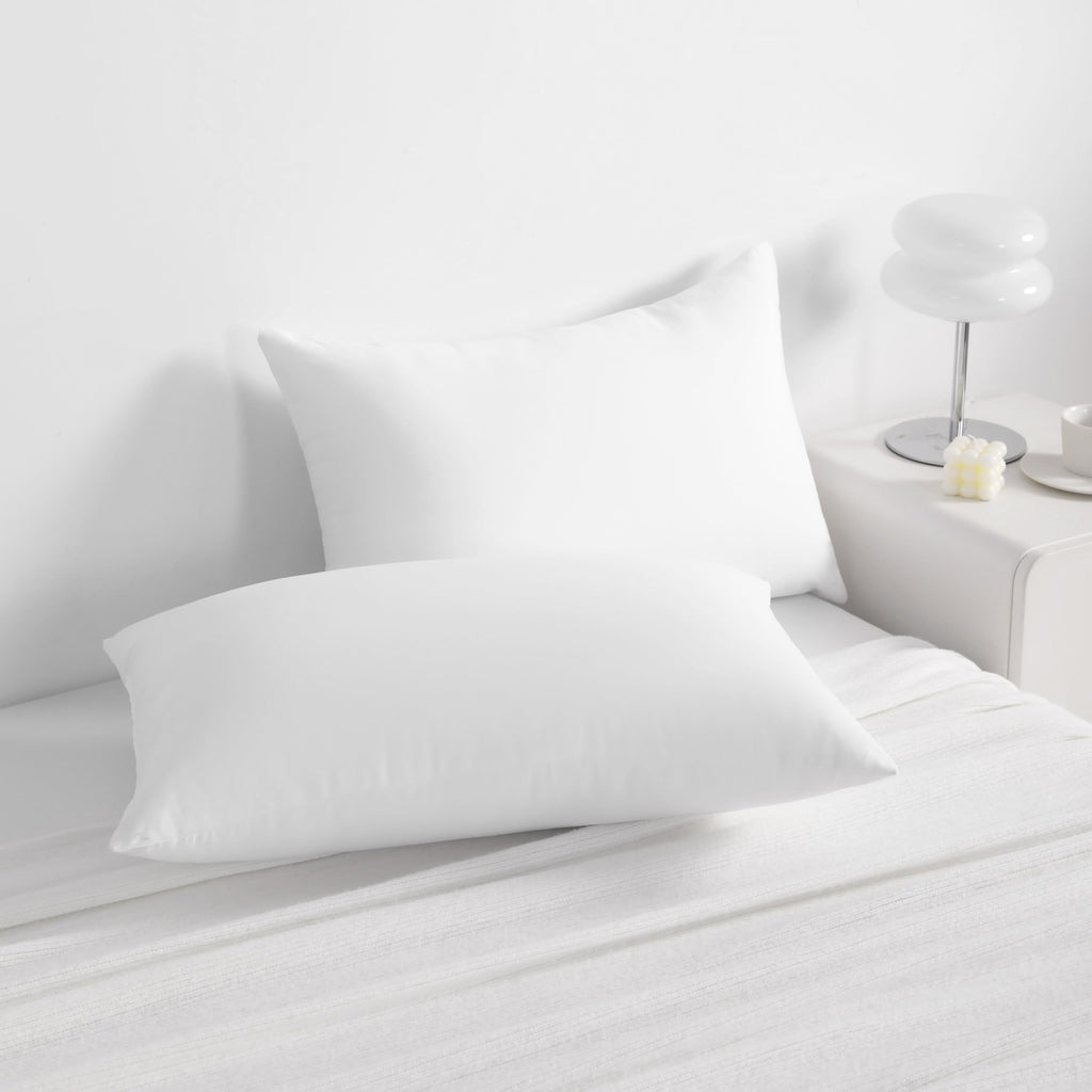 King Down Alternative Bed Pillows Set of 2 White O45857